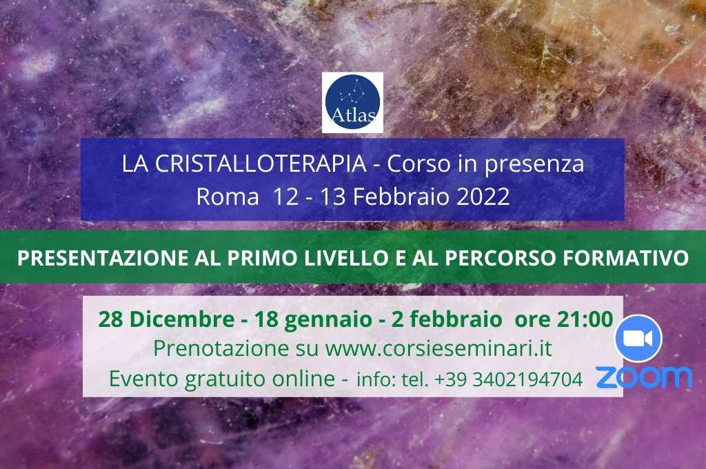 Presentazione Cristalloterapia 2022